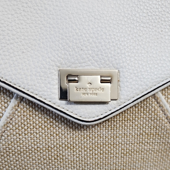 Kate Spade Laurel Wesley Place Leather and Tweed Satchel - Picture 15 of 15